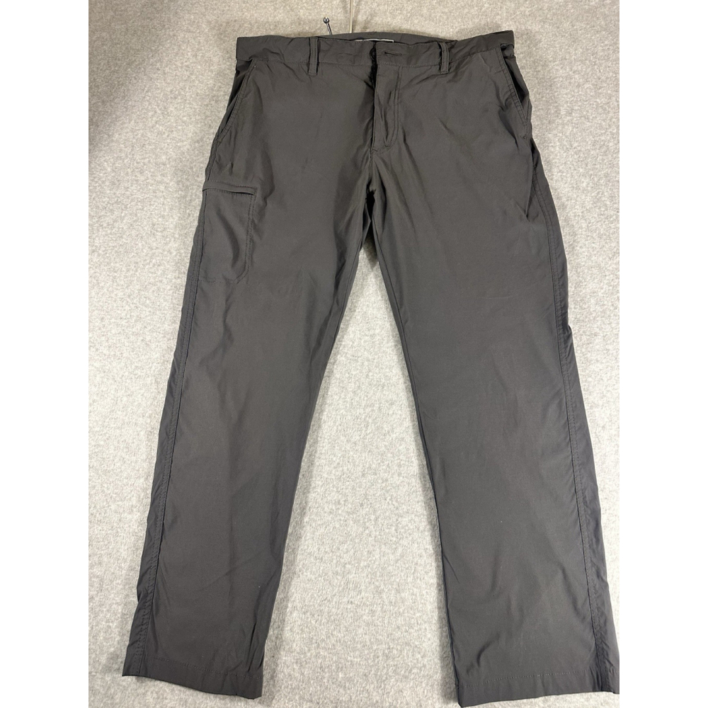 LB Tech Stretch Nylon Pants Men’s 36x30 Gray Travel Golf Classic Fit
